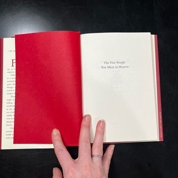 NEW The Five People You Meet In Heaven Hardcover Fiction Book by Mitch Albom - Picture 8 of 16